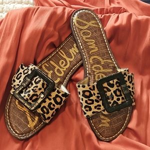 Sam Edelman leopard slides